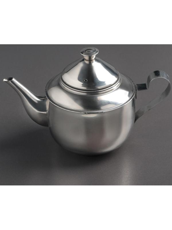 Чайник из нержавеющей стали «Альваро», 500 мл, металлическое сито, фиксированная ручка