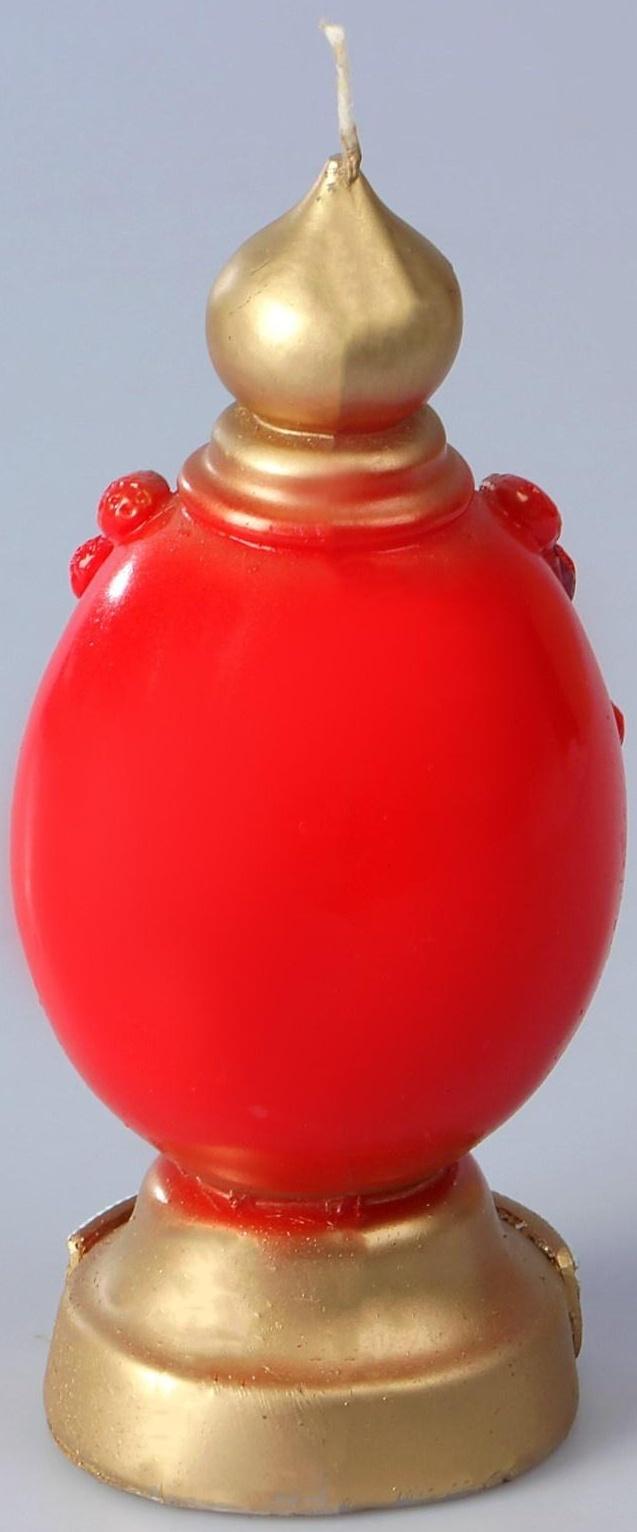 Декоративная свеча «Пасхальное яйцо с храмом»»