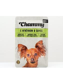 Влажный корм Chammy для собак, ягненок в соусе, 85 г