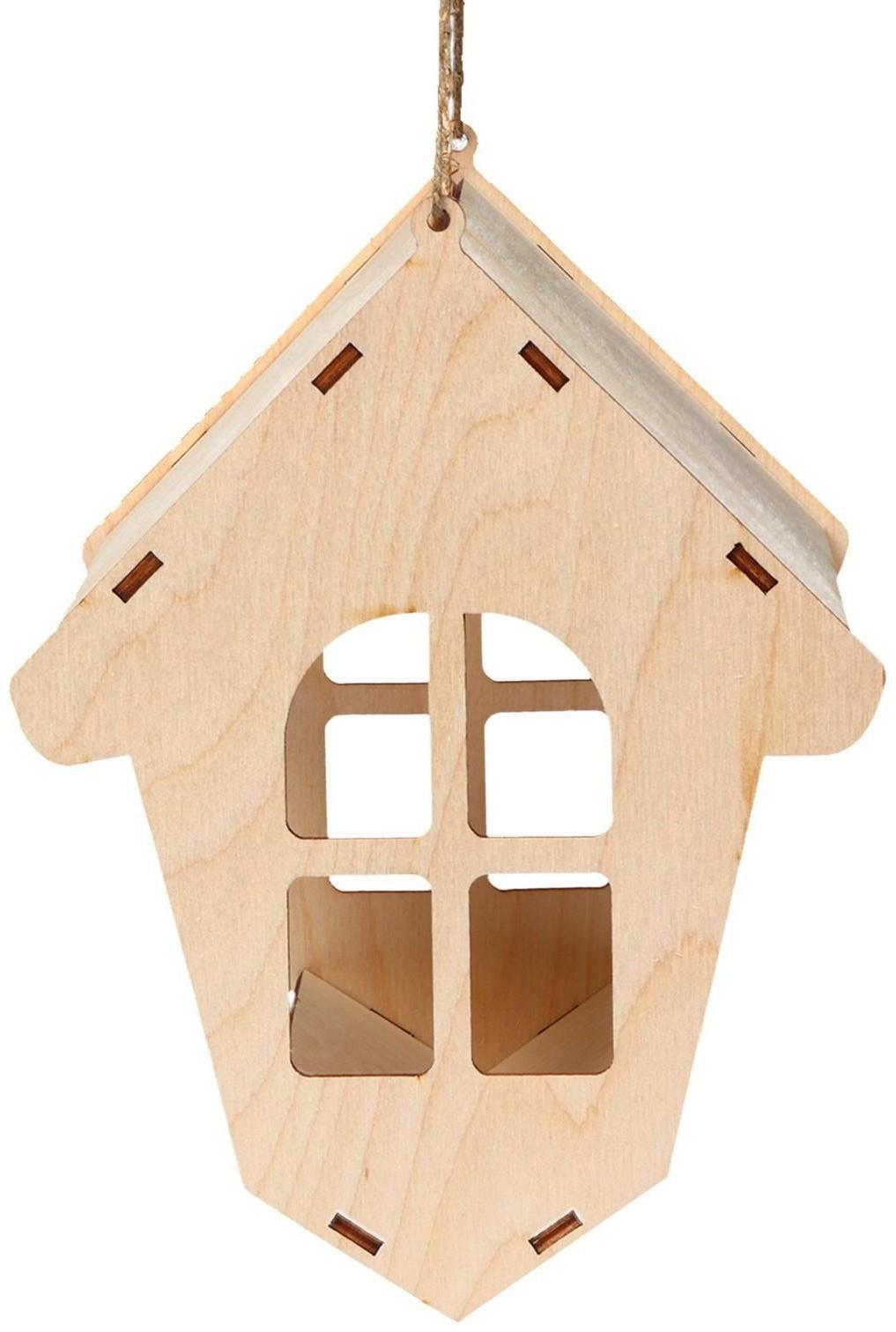 Кормушка для птиц «Избушка», 18 × 19 × 21 см