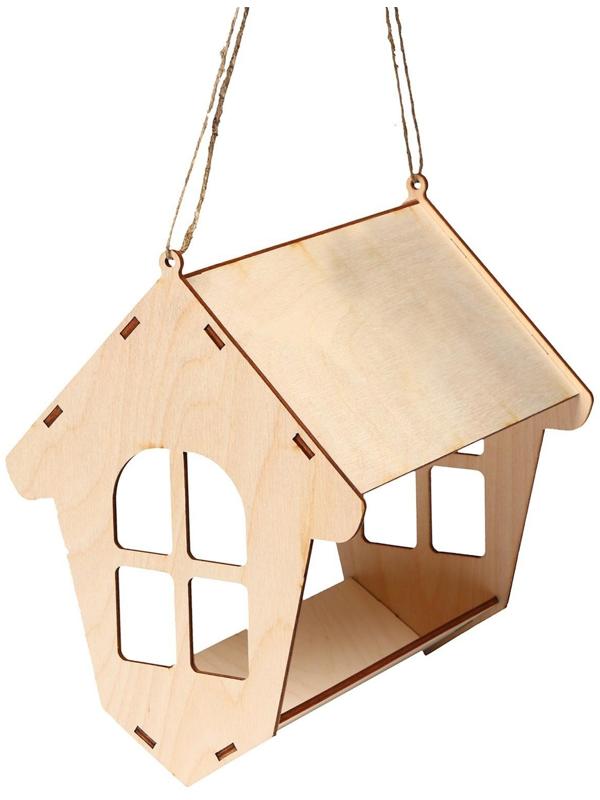 Кормушка для птиц «Избушка», 18 × 19 × 21 см