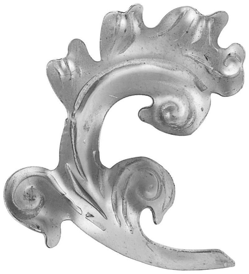 Лист (правый), 105х86х1,5 мм