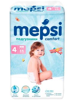 Подгузники Mepsi L (9-16кг), 54 шт