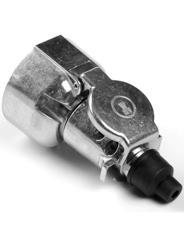 Соединитель для электропроводки прицепа, розетка и вилка, 7 контактов, металл