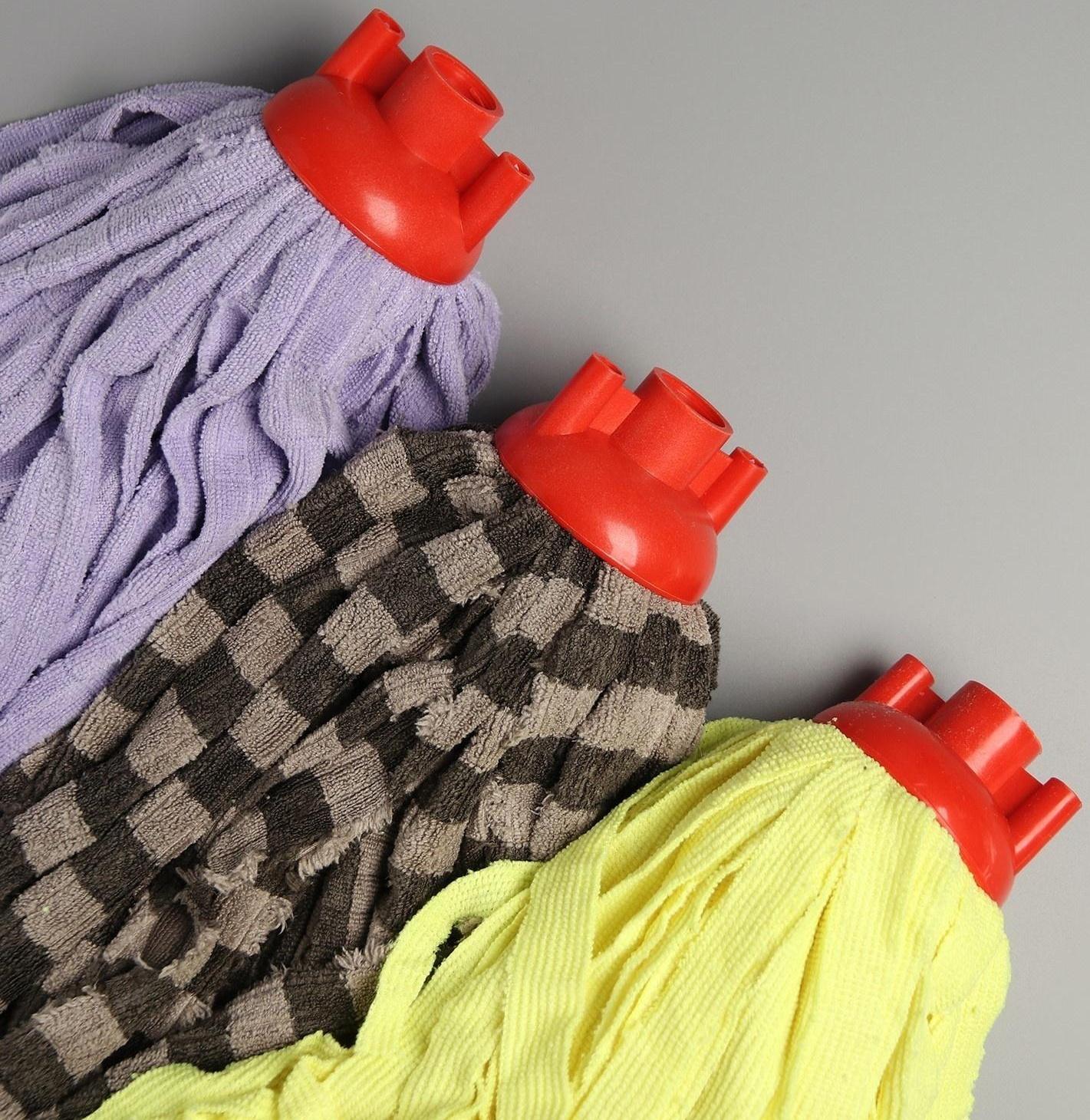 Насадка для швабры ленточная Доляна, микрофибра, 200 гр, цвет МИКС