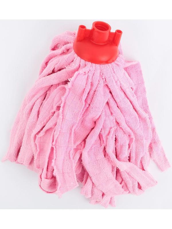 Насадка для швабры ленточная Доляна, микрофибра, 200 гр, цвет МИКС