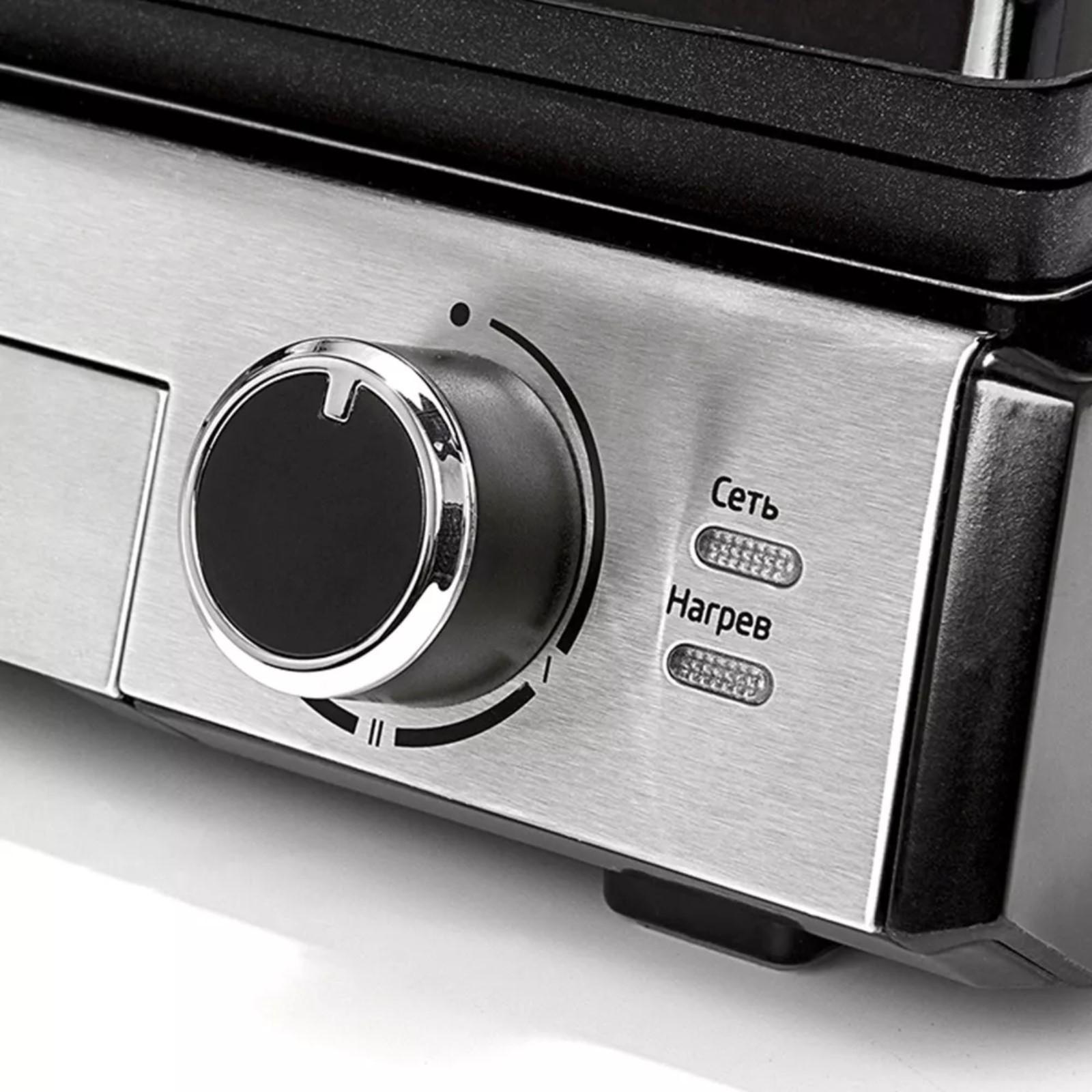 Электрогриль Kitfort KT-1602, 2000 Вт, антипригарное покрытие, 28.7х26 см