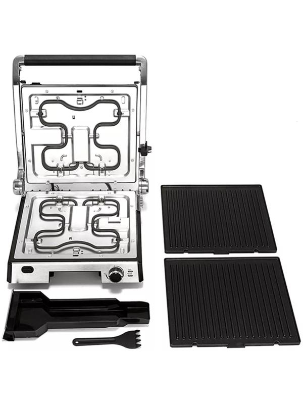 Электрогриль Kitfort KT-1602, 2000 Вт, антипригарное покрытие, 28.7х26 см