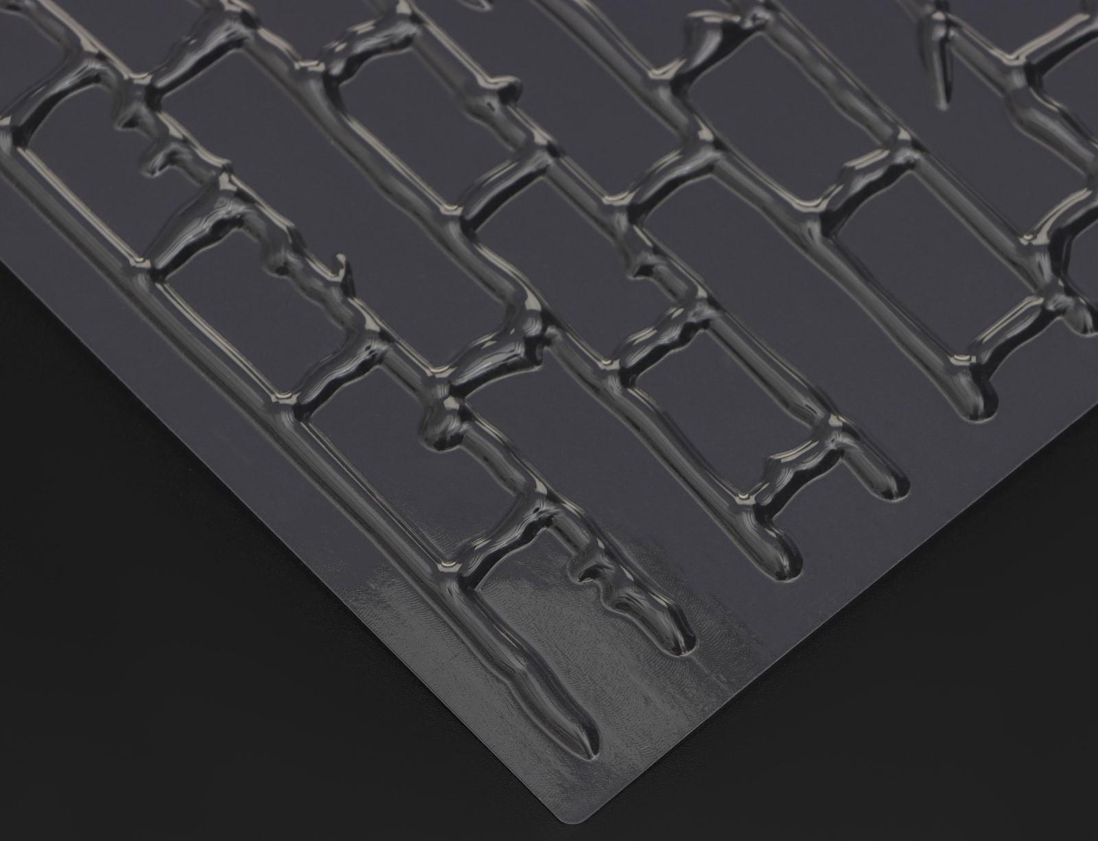 Набор молдов для украшения выпечки Доляна «Кирпичи», 4 шт, 30,5×15,5×0,1 см, цвет прозрачный