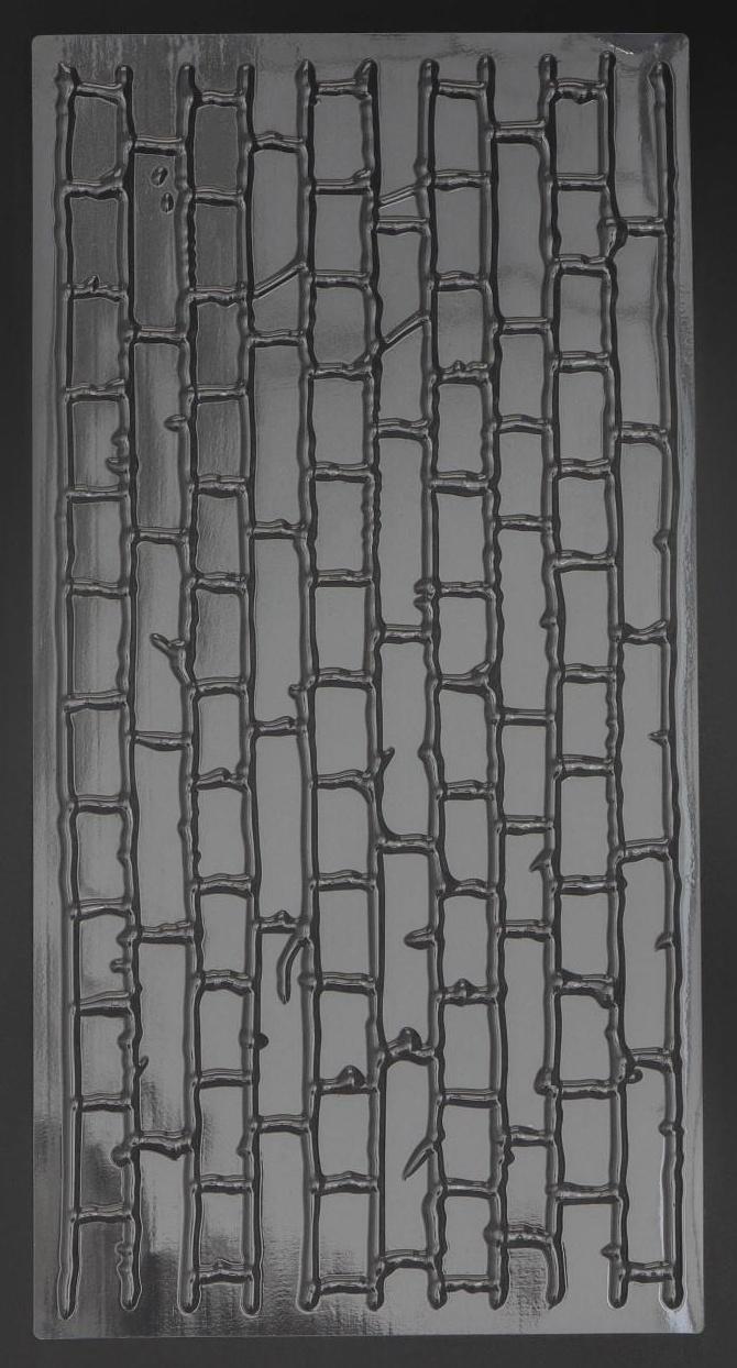 Набор молдов для украшения выпечки Доляна «Кирпичи», 4 шт, 30,5×15,5×0,1 см, цвет прозрачный