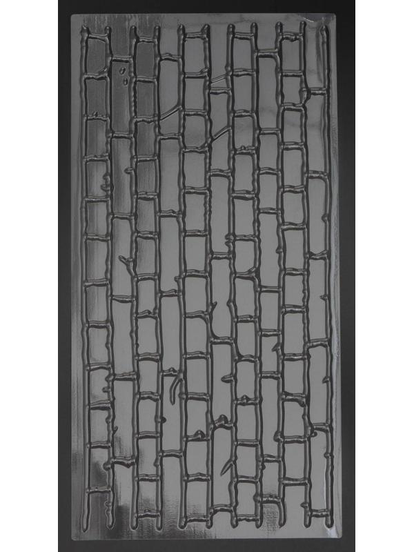 Набор молдов для украшения выпечки Доляна «Кирпичи», 4 шт, 30,5×15,5×0,1 см, цвет прозрачный