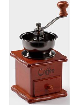 Кофемолка ручная «Тёмное дерево», 9,5×16 см