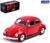 Машина металлическая VOLKSWAGEN BEETLE 1967, 1:32, открываются двери, инерция, цвет красный