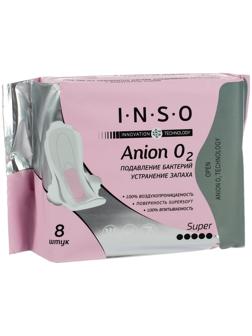 Прокладки гигиенические Inso Anion O2 Super, 8 шт.