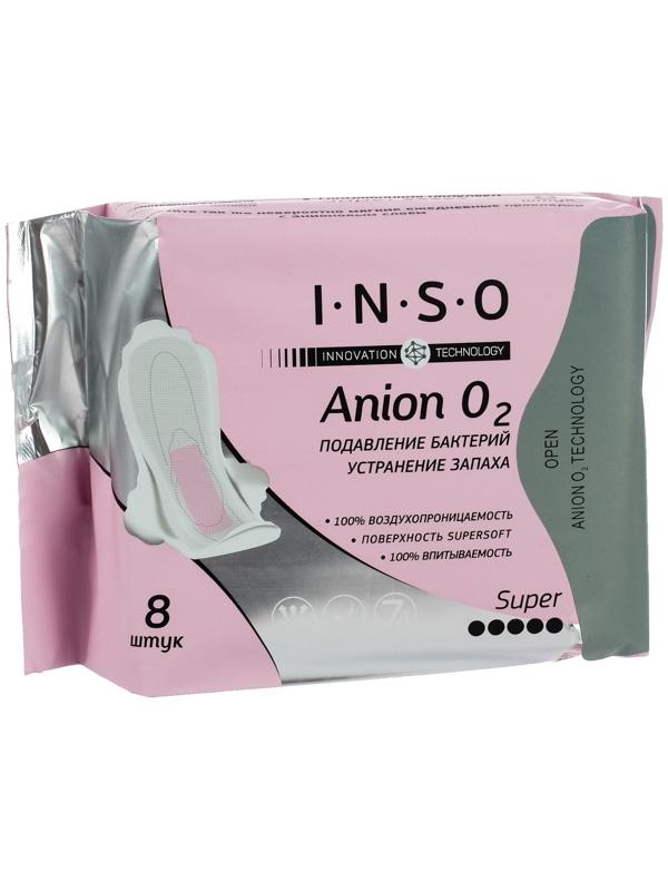 Прокладки гигиенические Inso Anion O2 Super, 8 шт.