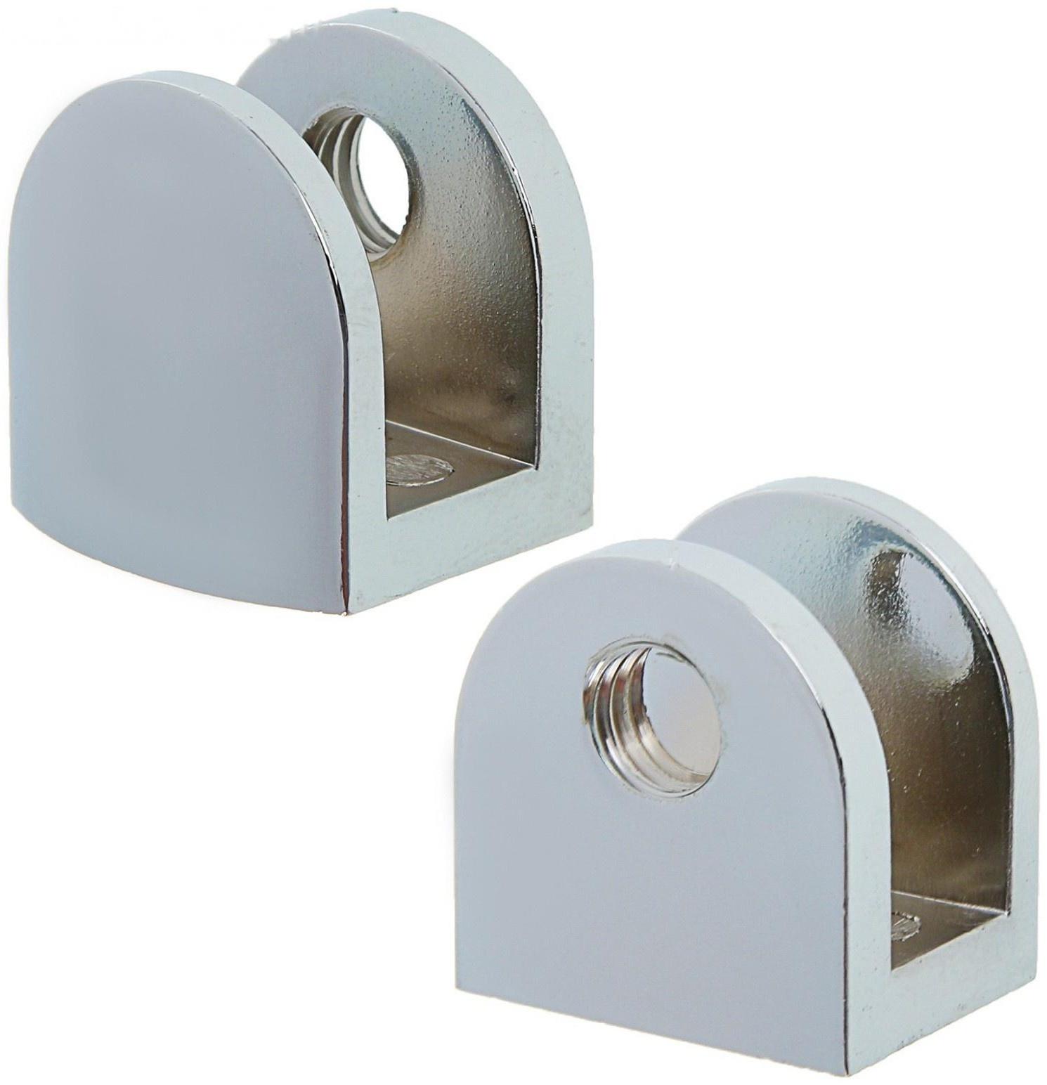 Полкодержатель P110CP, 22х23х20 мм, 4 шт в наборе, цвет хром