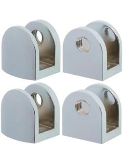 Полкодержатель P110CP, 22х23х20 мм, 4 шт в наборе, цвет хром