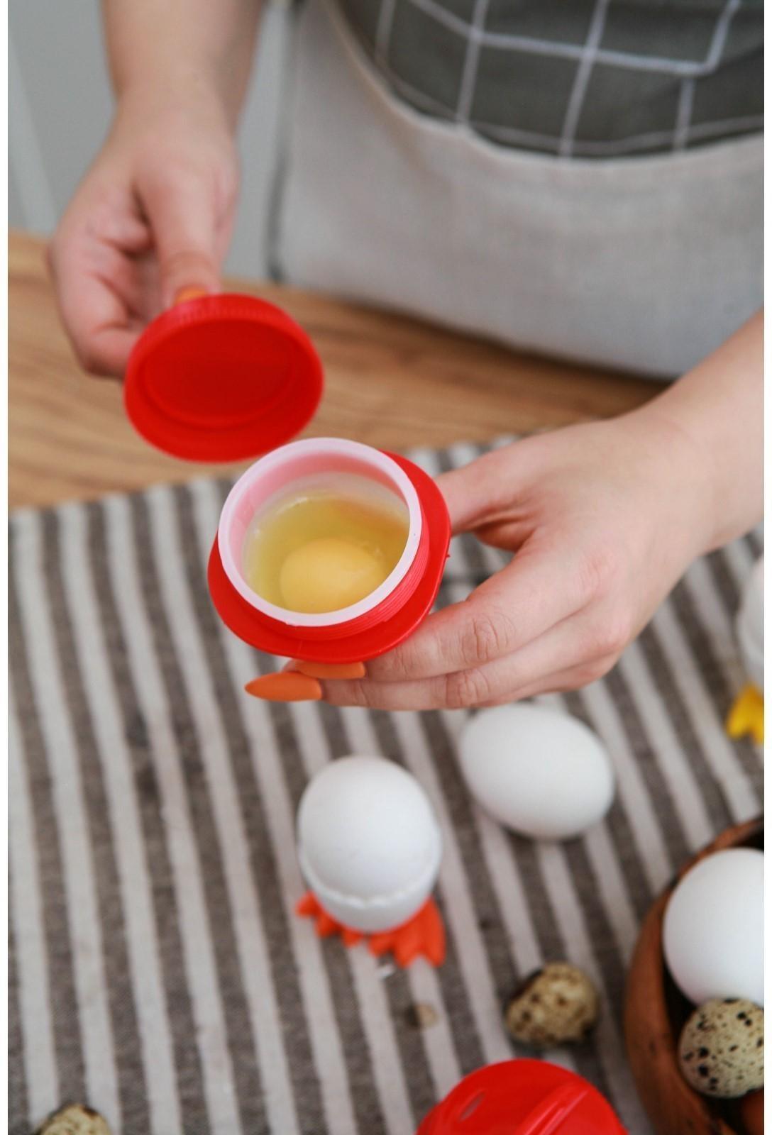 Набор контейнеров для варки яиц без скорлупы, 6 шт, 6,5×9 см