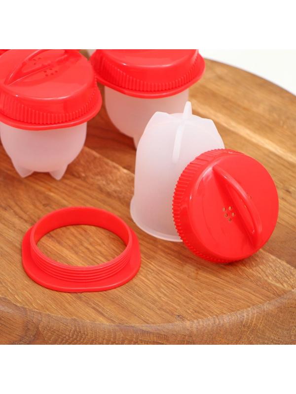 Набор контейнеров для варки яиц без скорлупы, 6 шт, 6,5×9 см