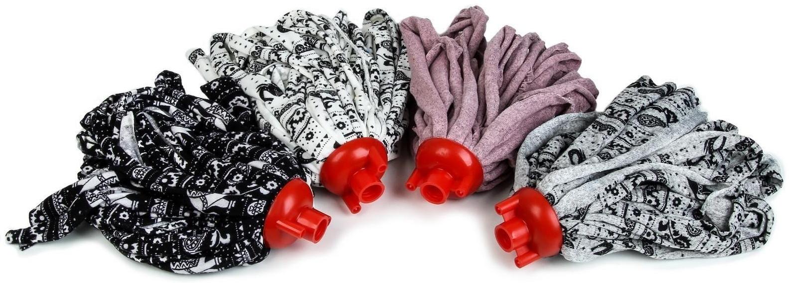 Насадка для швабры ленточная Доляна, микрофибра 200 гр, цвет МИКС