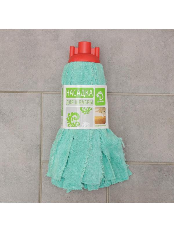 Насадка для швабры ленточная Доляна, микрофибра 200 гр, цвет МИКС