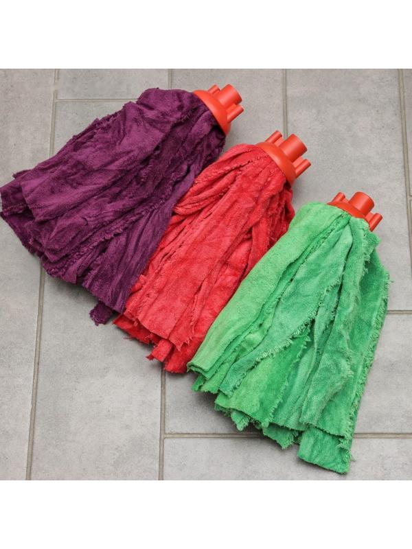 Насадка для швабры ленточная Доляна, микрофибра 200 гр, цвет МИКС