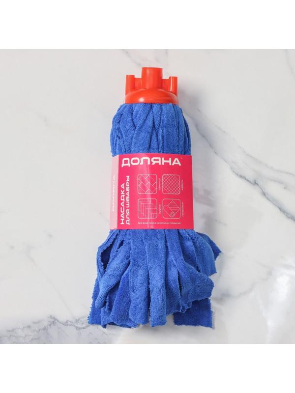 Насадка для швабры ленточная Доляна, микрофибра 200 гр, цвет МИКС