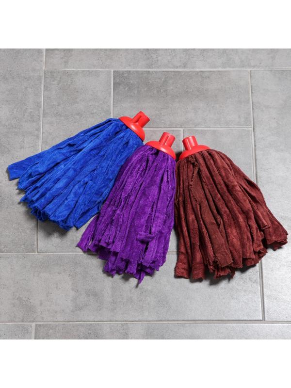 Насадка для швабры ленточная Доляна, микрофибра 200 гр, цвет МИКС