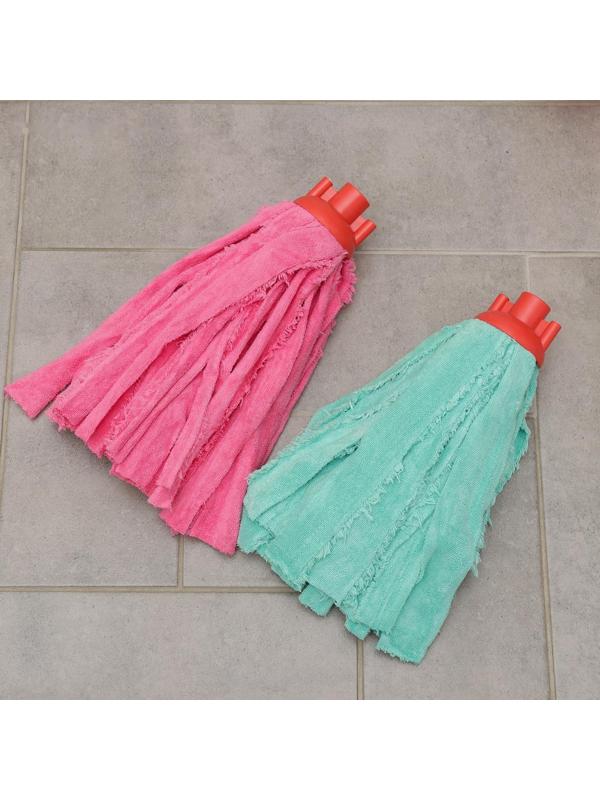 Насадка для швабры ленточная Доляна, микрофибра 200 гр, цвет МИКС