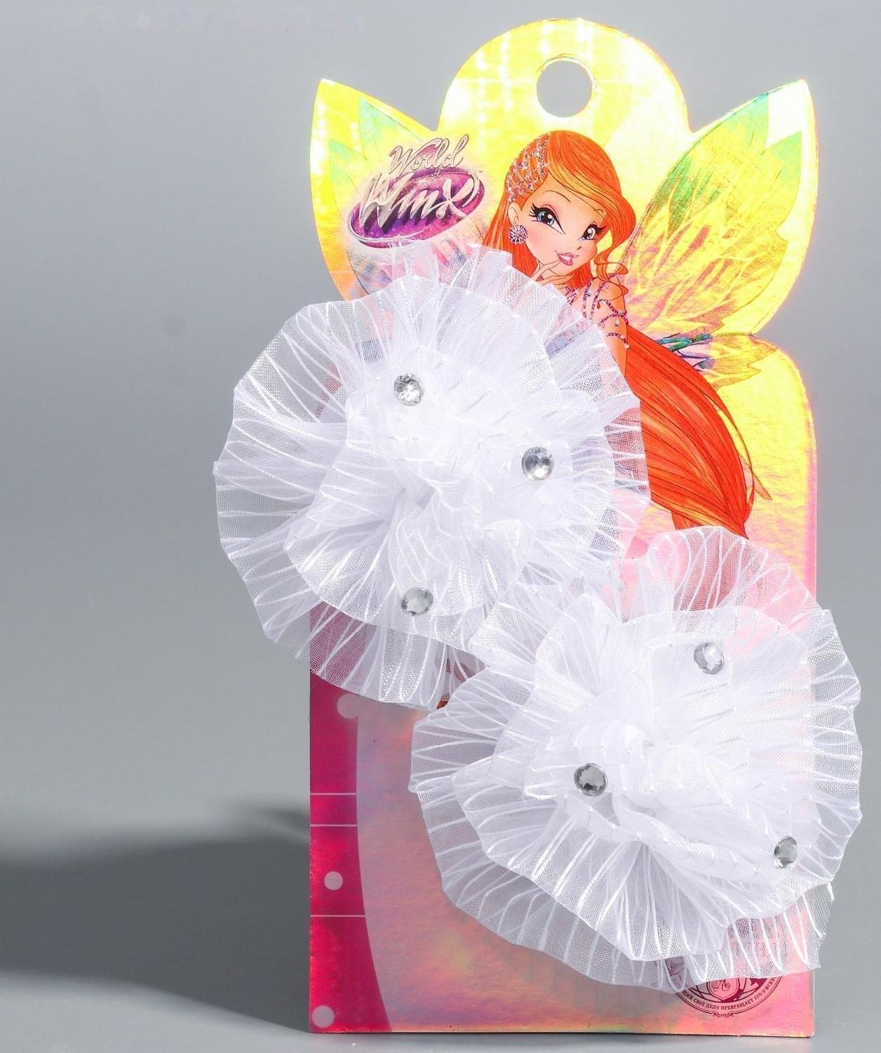 Бант для волос, ВИНКС, МИКС (набор 2 шт), 7 см