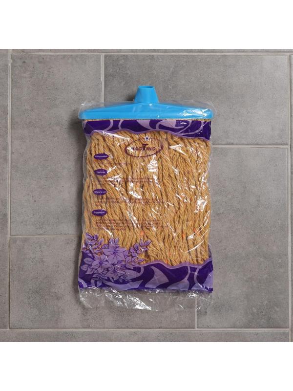 Насадка для швабры верёвочная Доляна, х/б, 250 гр, цвет МИКС