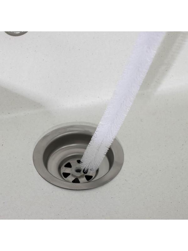 Ёрш чистящий гибкий Доляна, 72×4 см, цвет МИКС