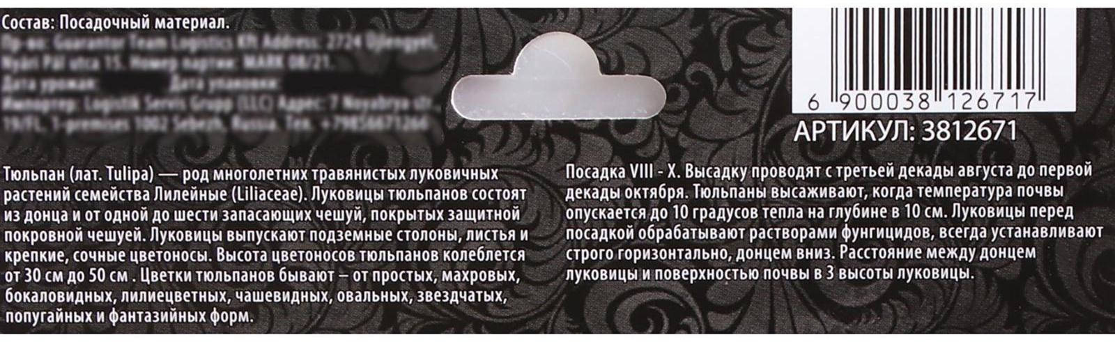 Тюльпан триумф Хэппи Дженерейшн, р-р 11/12, 5 шт