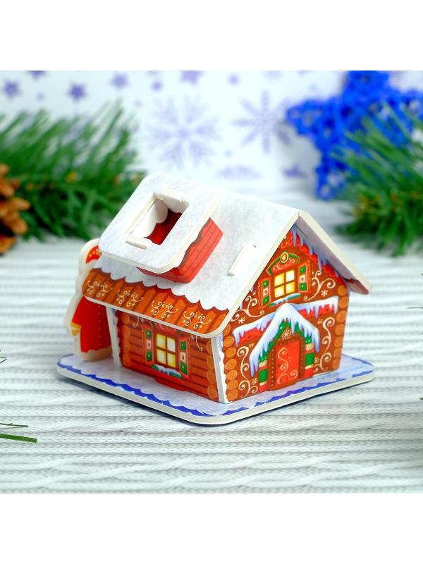 3D Конструктор фигурки «Дом деда мороза»