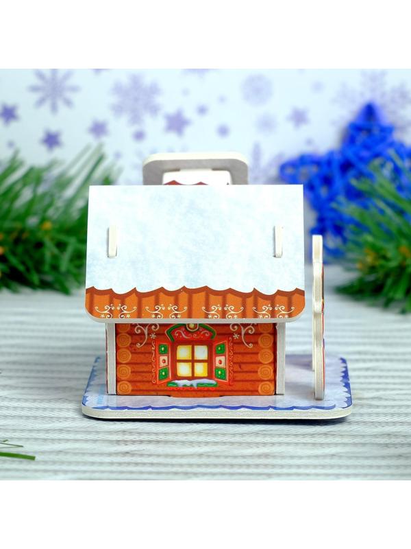 3D Конструктор фигурки «Дом деда мороза»