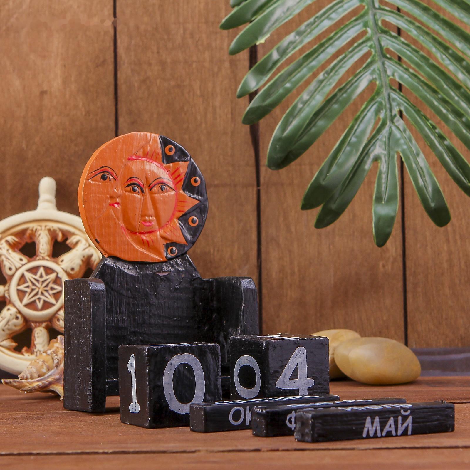 Календарь настольный дерево 