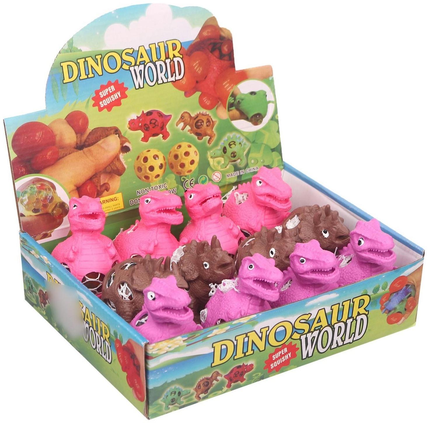 Мялка «Динозавр», с гидрогелем, виды МИКС