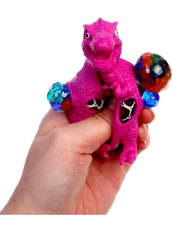 Мялка «Динозавр», с гидрогелем, виды МИКС