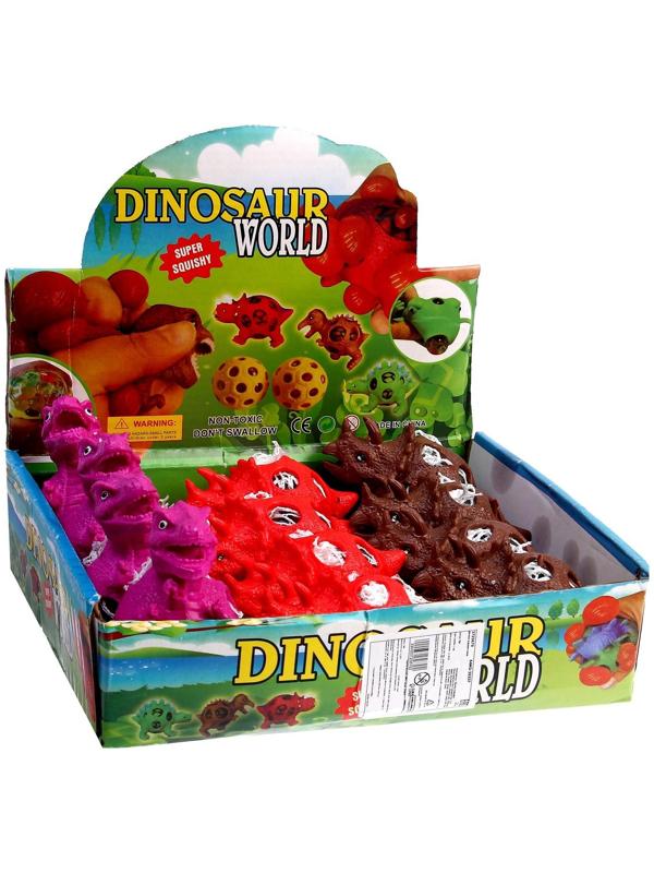 Мялка «Динозавр», с гидрогелем, виды МИКС
