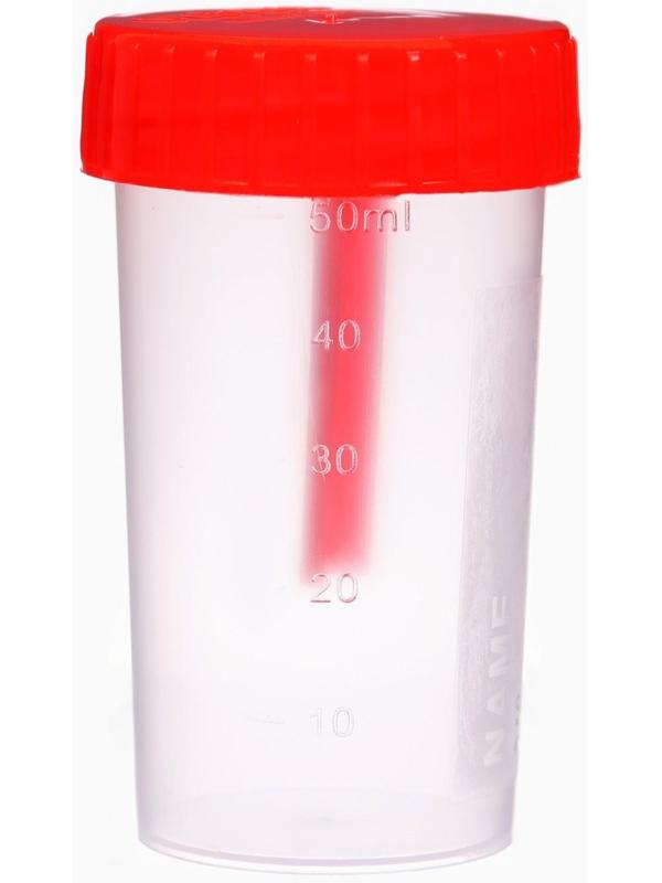 Контейнер для биоматериалов «Олданс» со шпателем стерильный, 60 мл