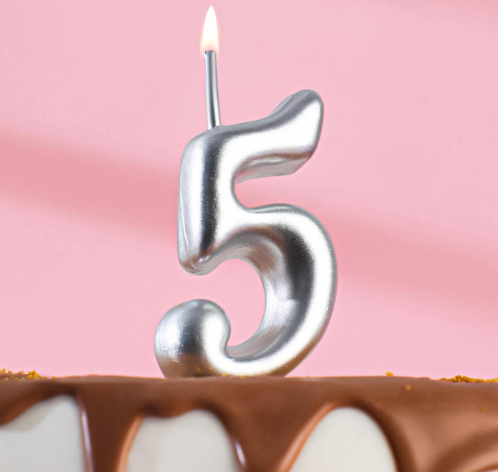 Свеча для торта цифра 