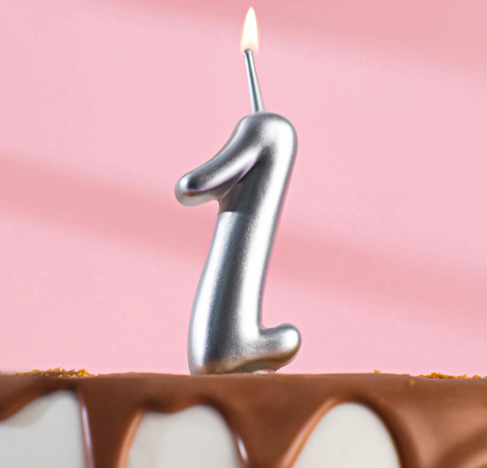 Свеча для торта цифра 