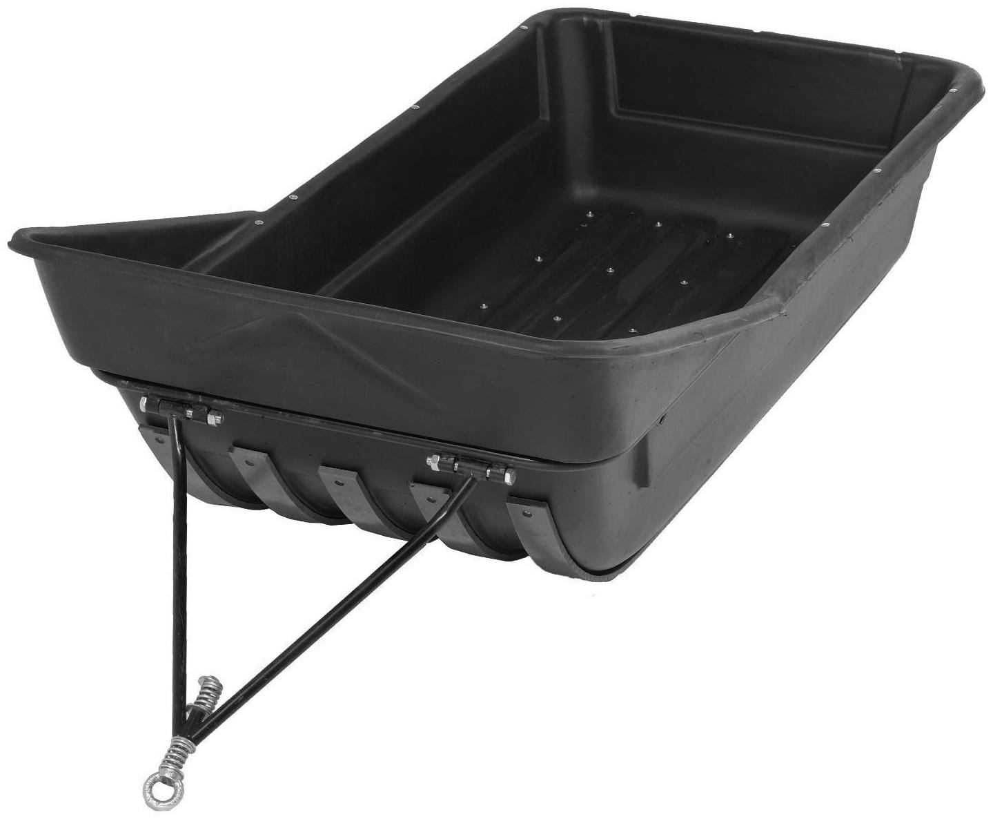 Сани волокуши CenterPlast 1550 с отбойником с накладками, 169 x 72 x 47 см