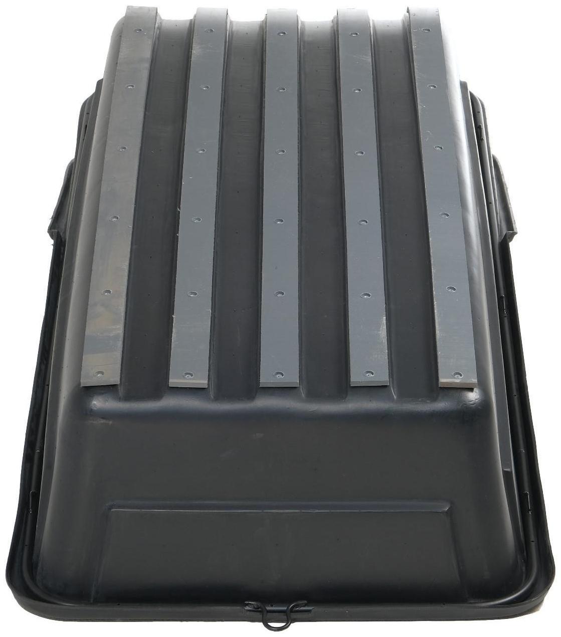 Сани волокуши CenterPlast 1550 с отбойником с накладками, 169 x 72 x 47 см