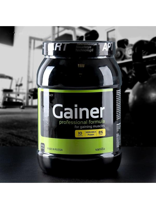 Гейнер XXI Power Gainer, ваниль, спортивное питание, 1,7 кг