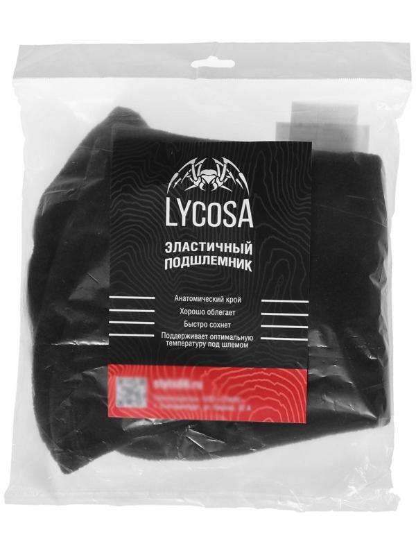 Подшлемник утепленный LYCOSA MEGA FLEECE BLACK, от -10 до -30 С, размер S-M