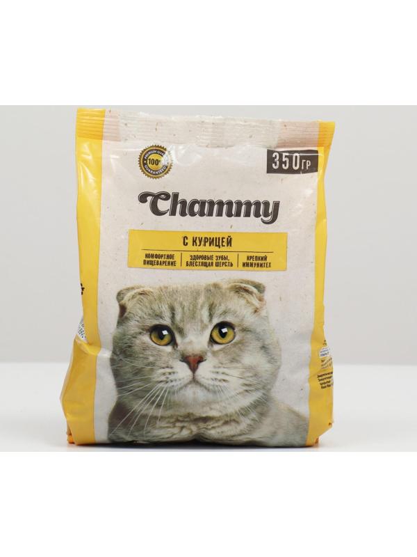Сухой корм Chammy для кошек, курица, 350 г