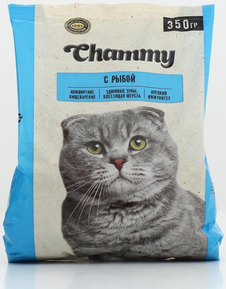 Сухой корм Chammy для кошек, рыба, 350 г