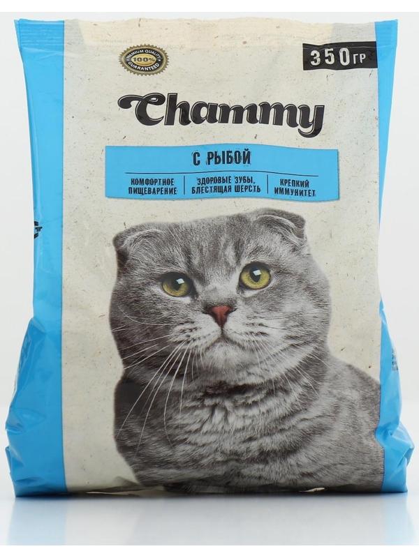 Сухой корм Chammy для кошек, рыба, 350 г