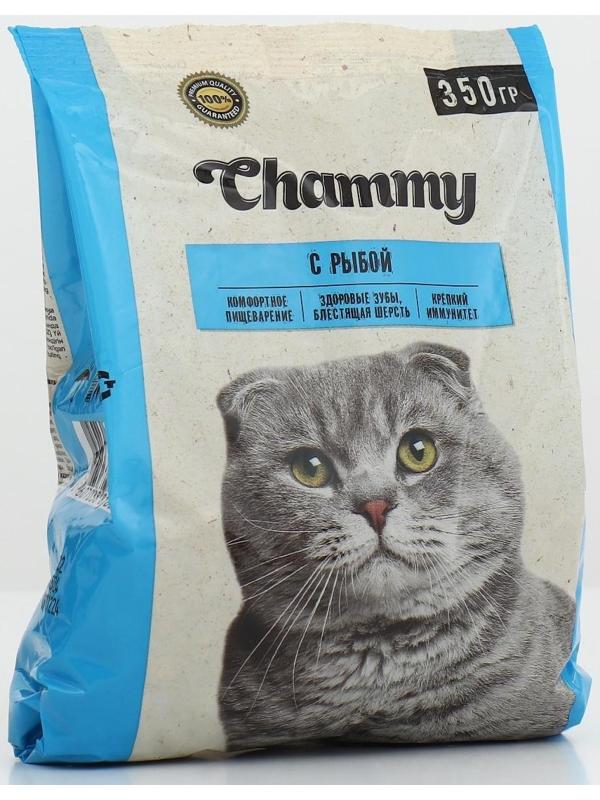 Сухой корм Chammy для кошек, рыба, 350 г